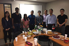 This is a photo of Wangchuan's farewell party