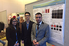 This is a photo of Kamal, Sung Hwa and Arman at the Canadian Socienty of Pharmaceutial Science conference