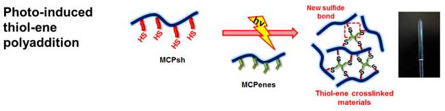 This is an image of thiol-ene crosslinked materials