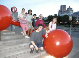 This is a photo of Louis Cuccia and his research group (2010)